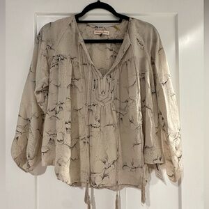 Rebecca Taylor Printed Blouse - size 0